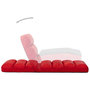 Voir la diapositive 5 : VIDAXL Chaise pliable de sol Rouge Similicuir