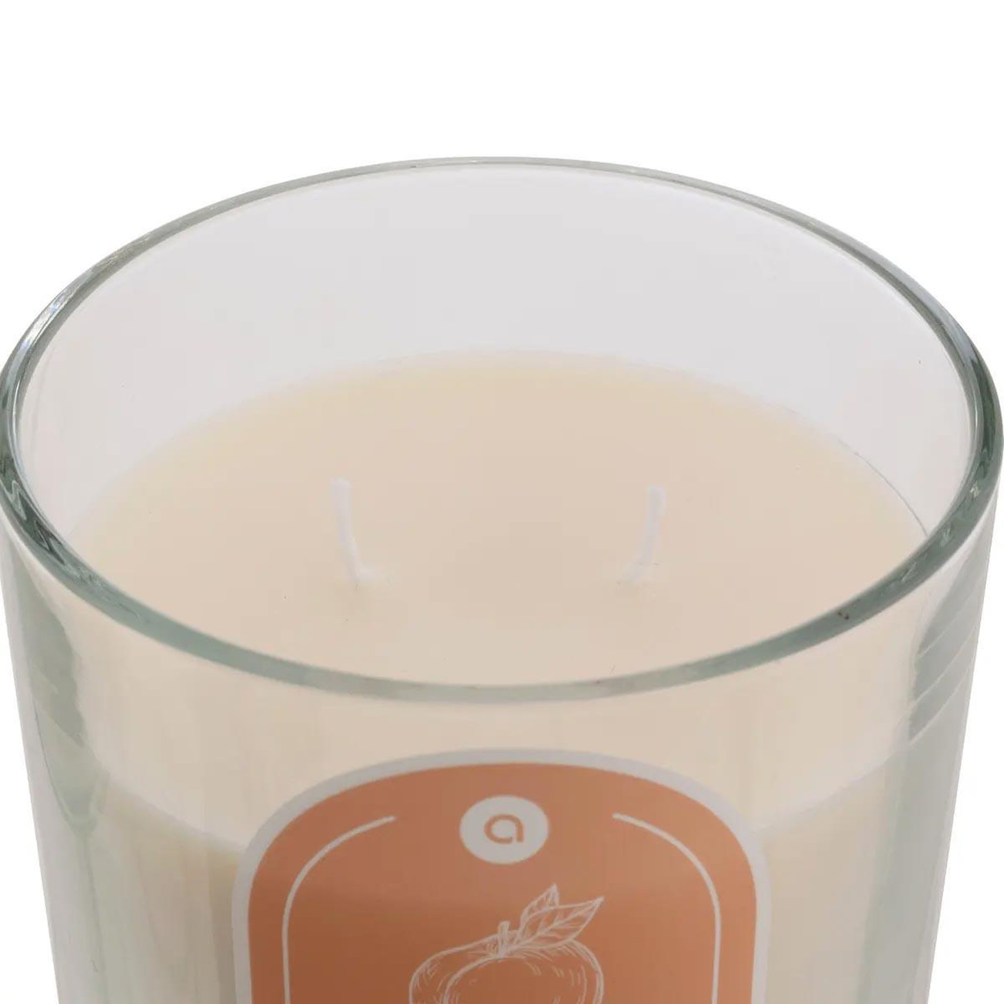 Voir la diapositive 2 : ATMOSPHERA Bougie parfumée en verre  floa  350g pêche
