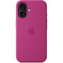 Voir la diapositive 4 : APPLE Coque iPhone 16 MagSafe Fuchsia silicone