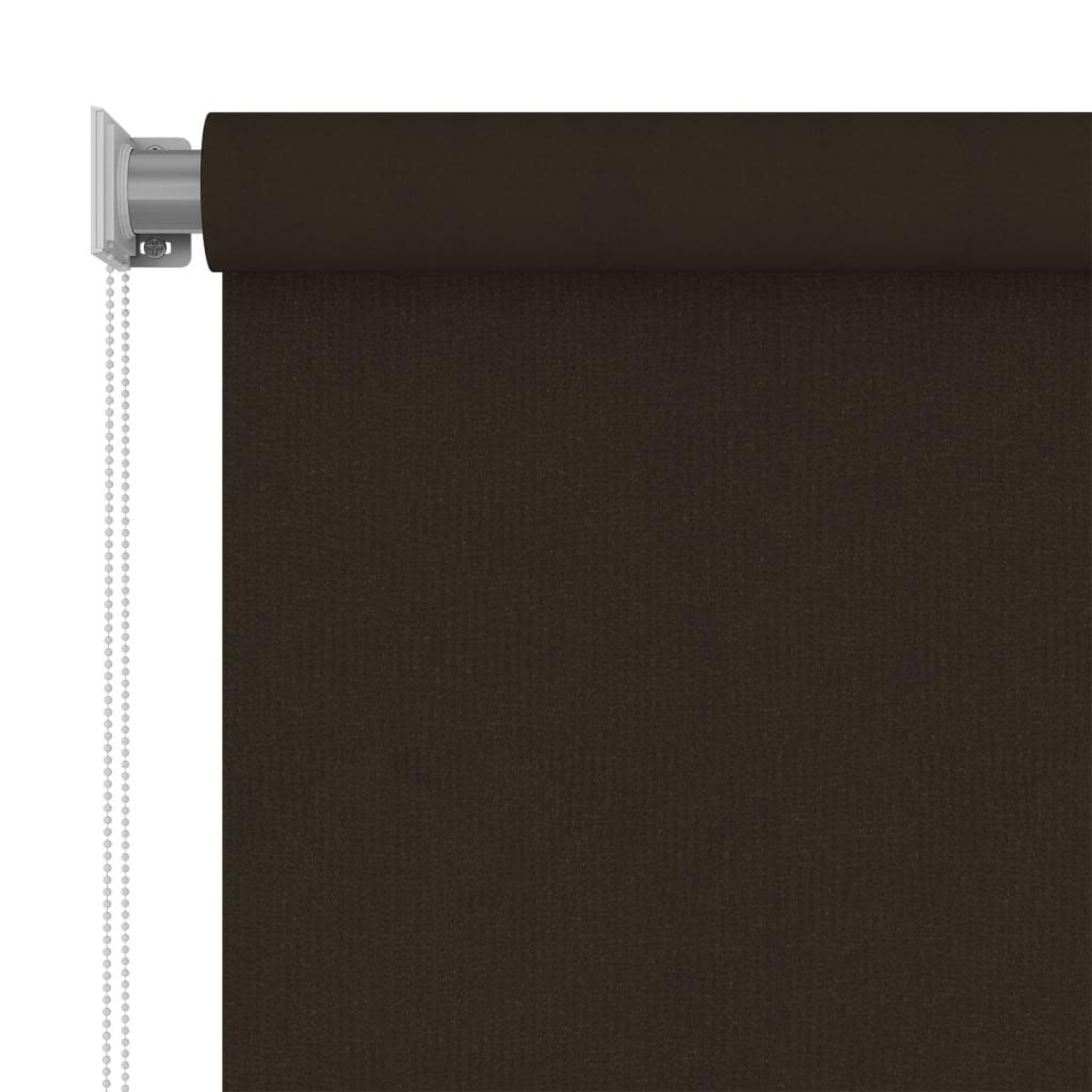 Voir la diapositive 3 : VIDAXL Store roulant d'exterieur 125 (l) x 140 (h) cm marron