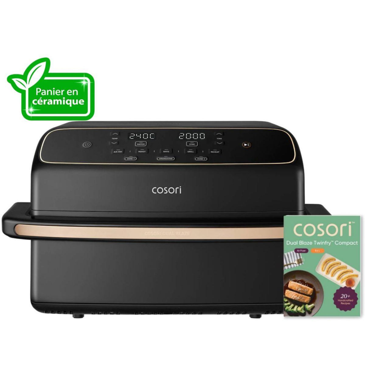 COSORI Friteuse sans huile Dual Blaze Twinfry Compact 8.6-L KAAPAFC
