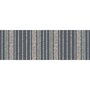 Coryl Tapis déco intérieur absorbant - perles gris - 150x50 cm
