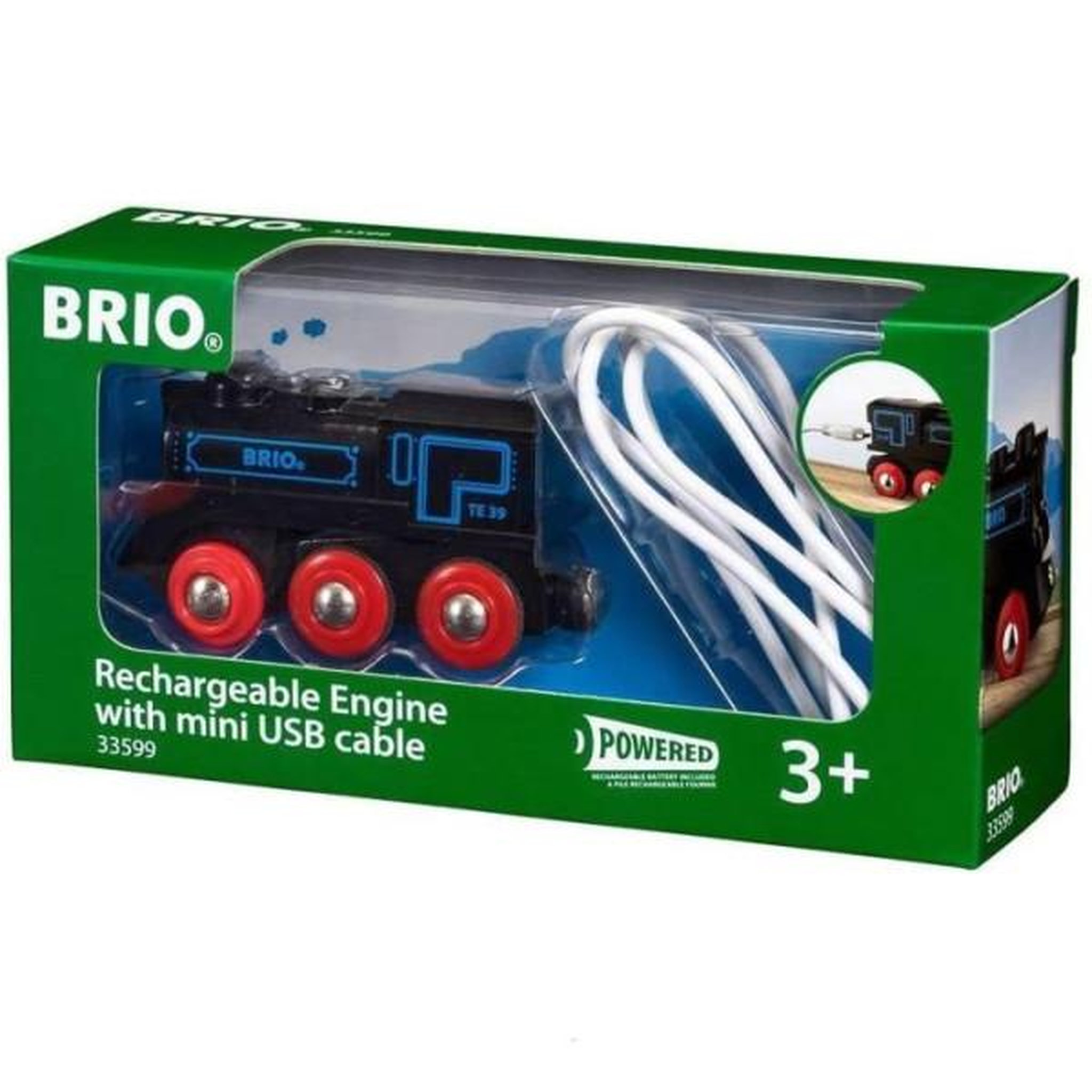 Voir la diapositive 2 : Brio Locomotive rechargeable BRIO World - Ravensburger - Jaune - Mixte des 3 ans