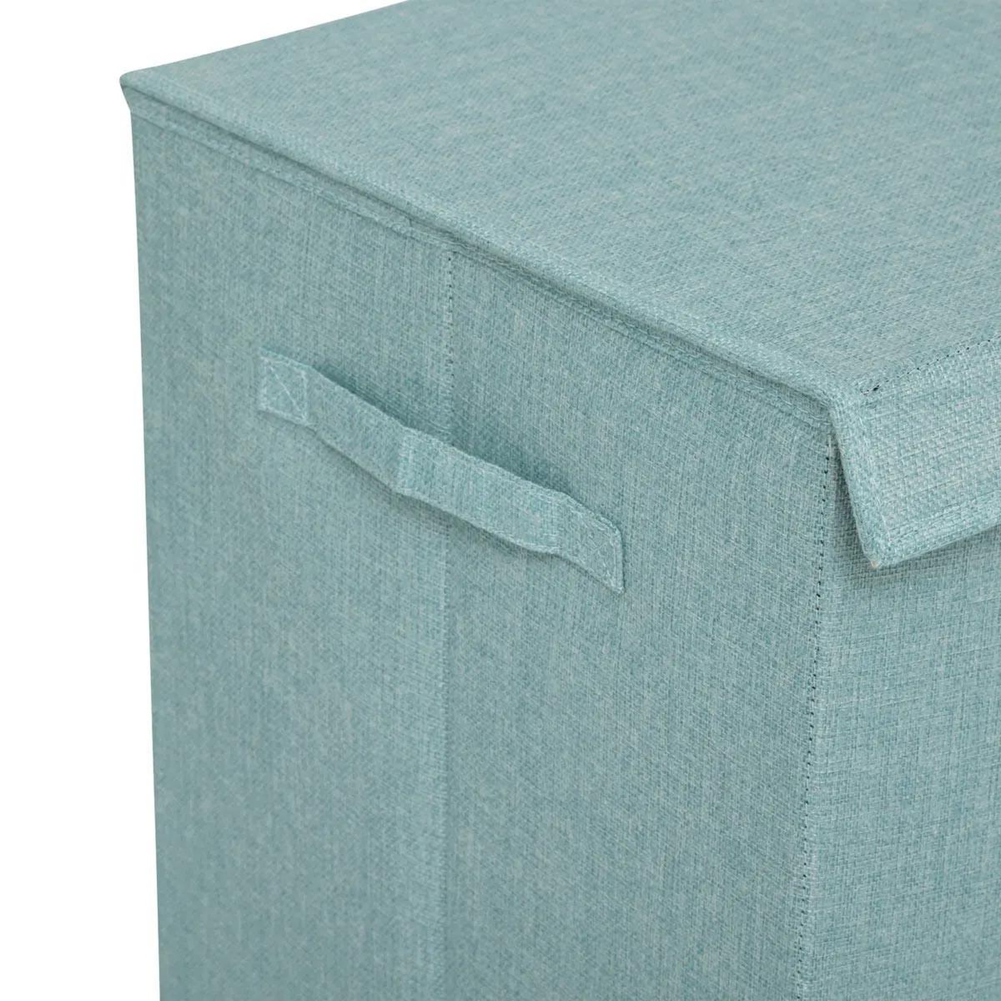 Voir la diapositive 3 : FIVE Panier à linge avec séparateur  colors  74l bleu artic