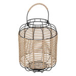 Paris Prix Lanterne Design en Métal  Cosy  27cm Noir & Beige