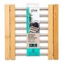 Voir la diapositive 3 : FIVE Dessous de Plat Extensible  Bambou & Inox  35cm Gris