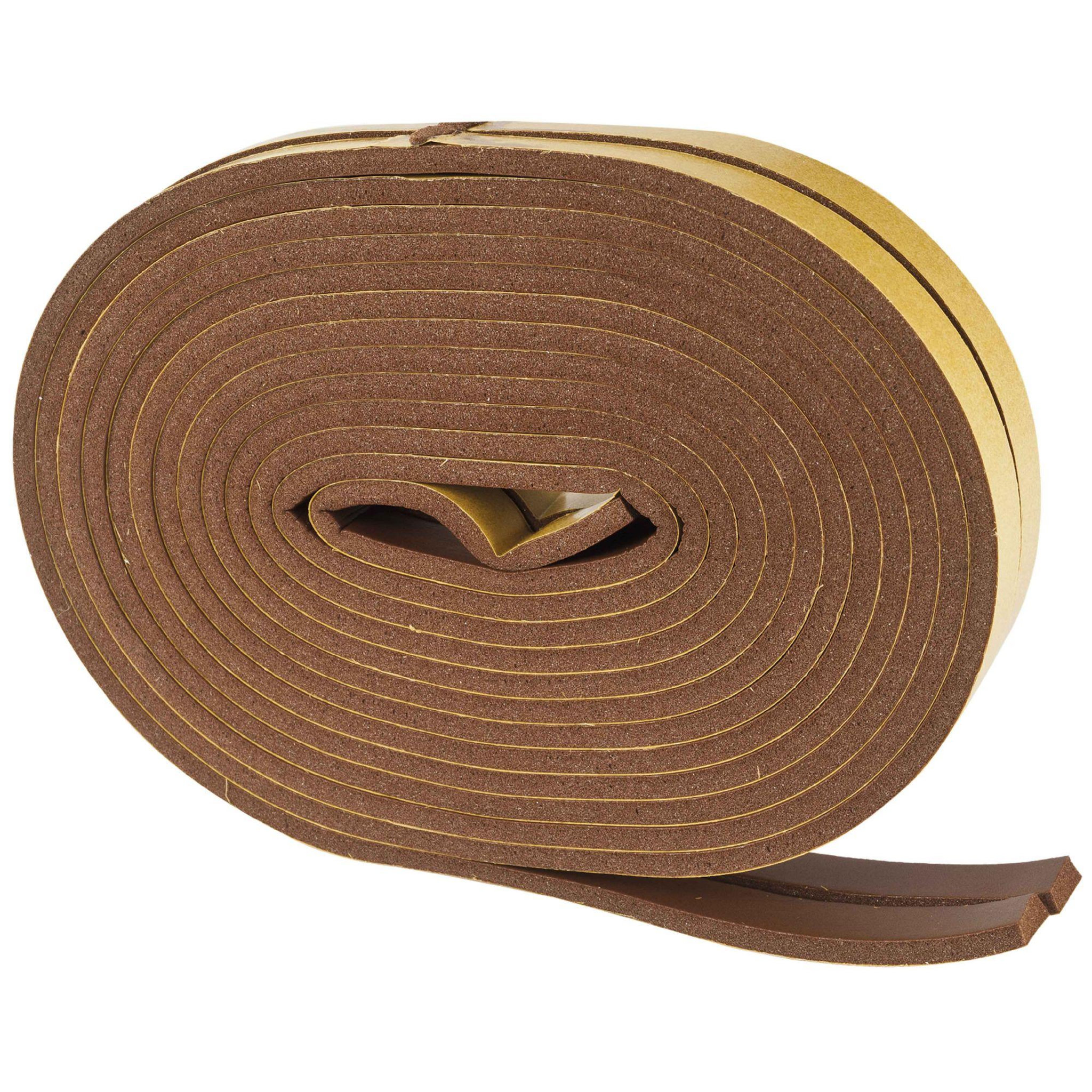 Geko Joint adhésif PVC marron, profil 'I' 6M