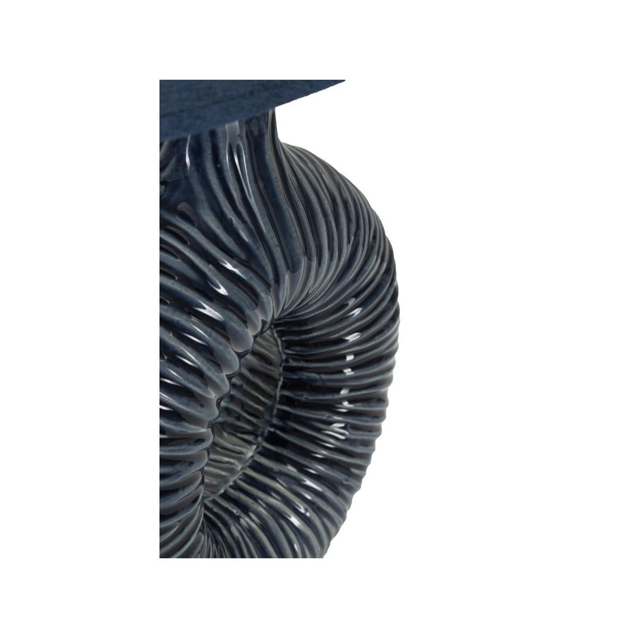 Voir la diapositive 5 : Paris Prix Lampe à poser en céramique  seta  43cm bleu
