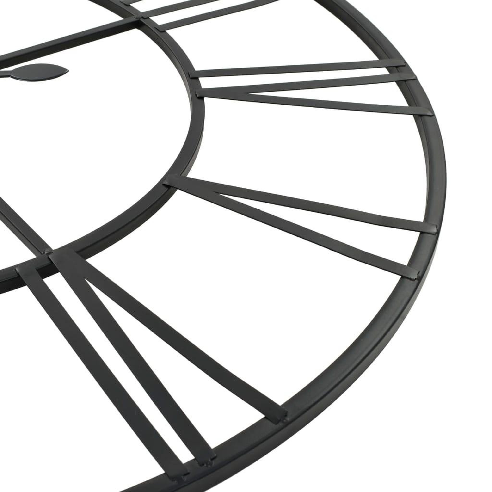 Voir la diapositive 5 : VIDAXL Horloge murale vintage avec mouvement a quartz metal 80 cm xxl