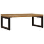 Voir la diapositive 2 : VIDAXL Table basse 100x50x35 cm Bois de manguier solide et acier