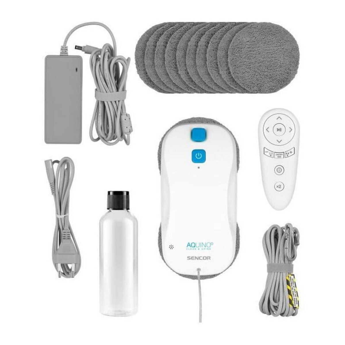 SENCO Robot Lave-Vitres - SENCOR - SRW 6010WH - 72 W - 70 dB - 60 ml - Blanc