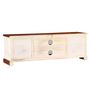 Voir la diapositive 5 : VIDAXL Meuble TV Bois massif de manguier et Sesham 120 x 30 x 40 cm