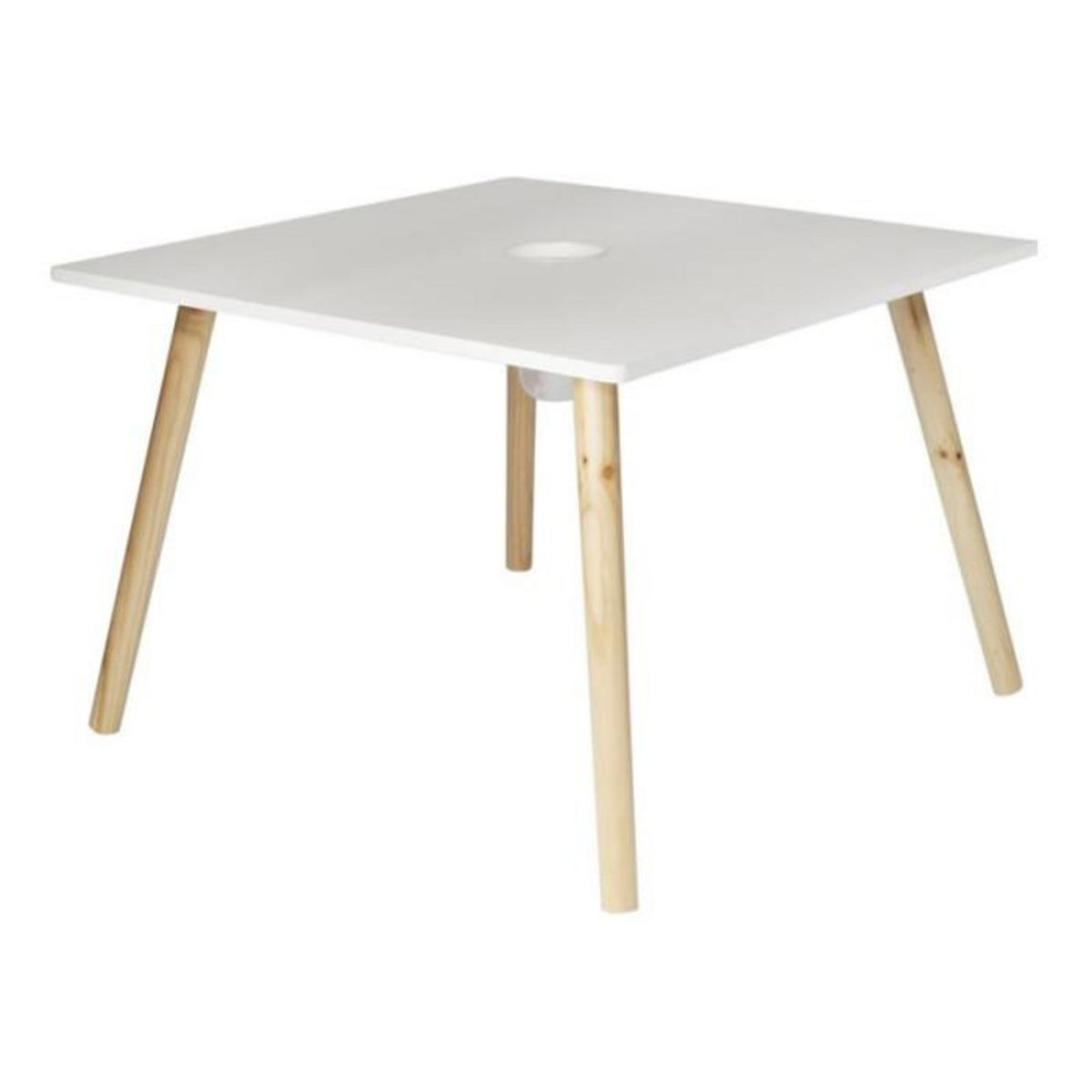 Paris Prix Table avec Pot à Crayons  Gribouille  60cm Blanc