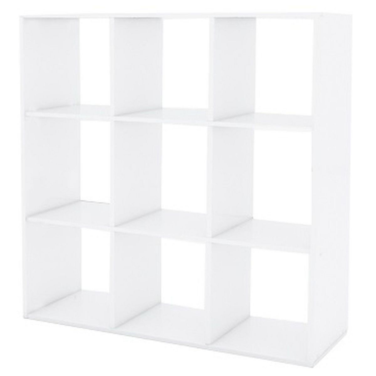 TOILINUX Etagère 9 cases - 104x29x108cm - Blanc