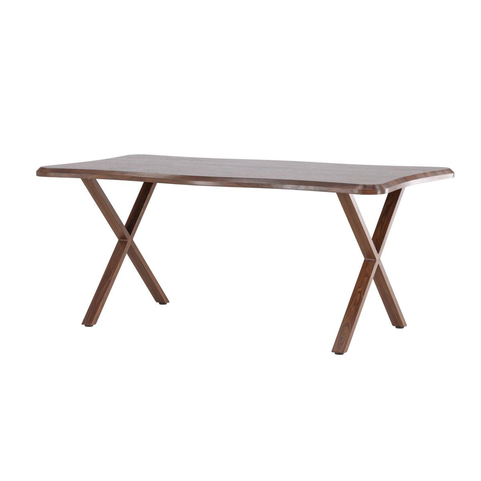 Voir la diapositive 5 : Paris Prix Table à manger organique  fiona  180cm noyer