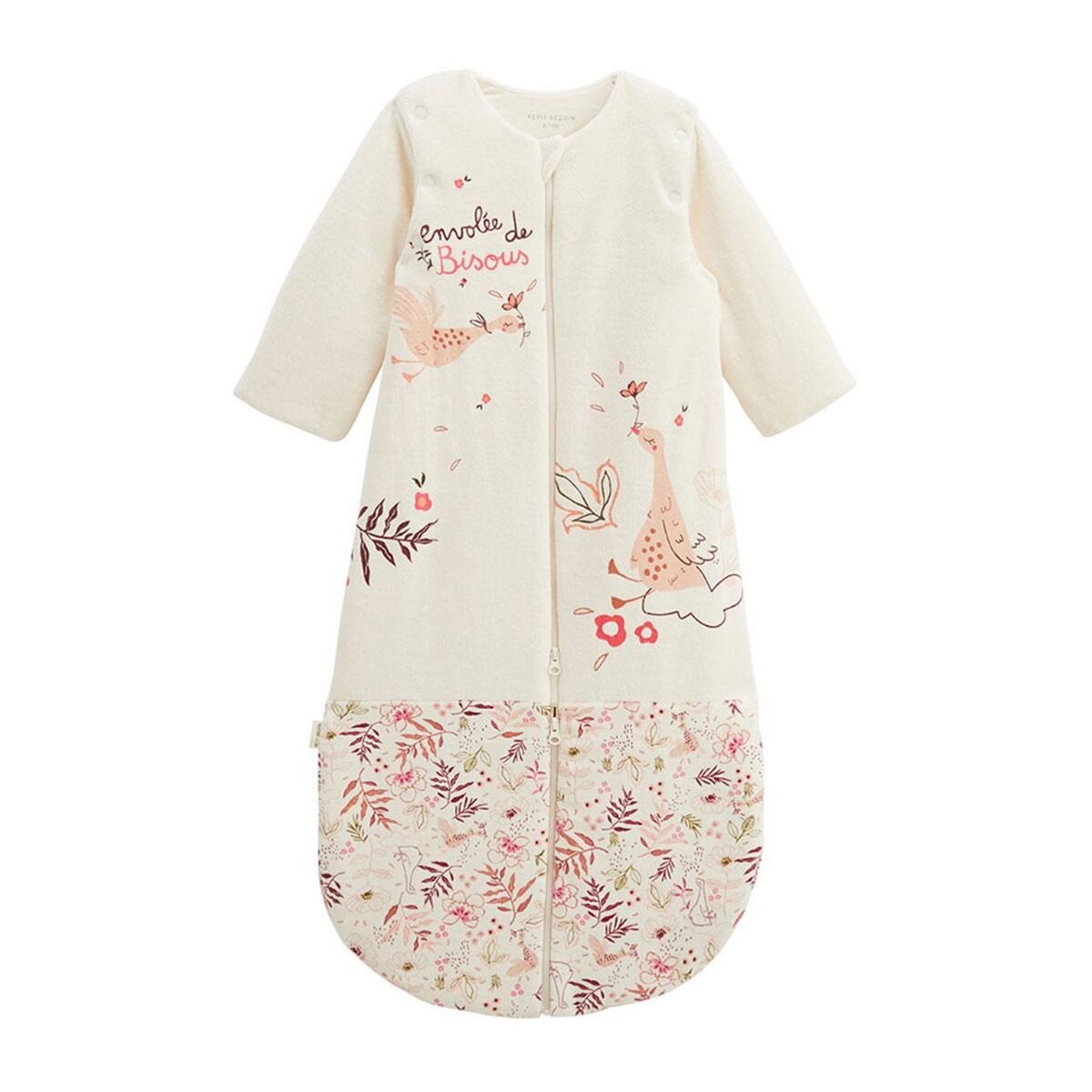 Petit Béguin Turbulette TOG 2 en velours avec manches amovibles et jambes séparables Manouk