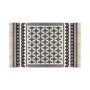 Voir la diapositive 1 : ATMOSPHERA Tapis Déco à Franges  Pailo  120x170cm Noir & Blanc