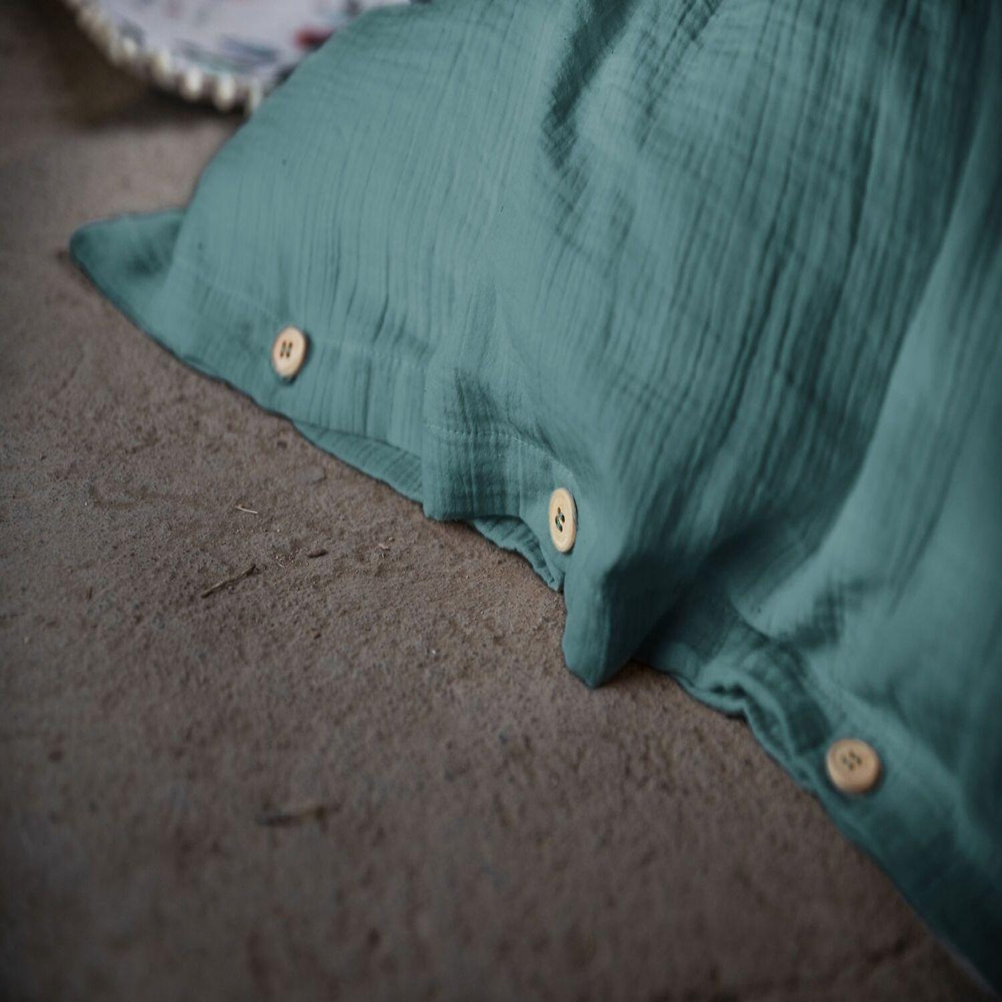 Voir la diapositive 2 : Home collection Housse de couette 100% gaze de coton