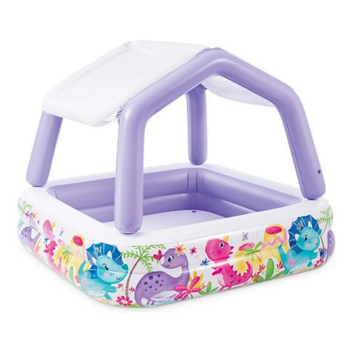 INTEX Piscine Gonflable  Pare-Soleil' 157cm Violet