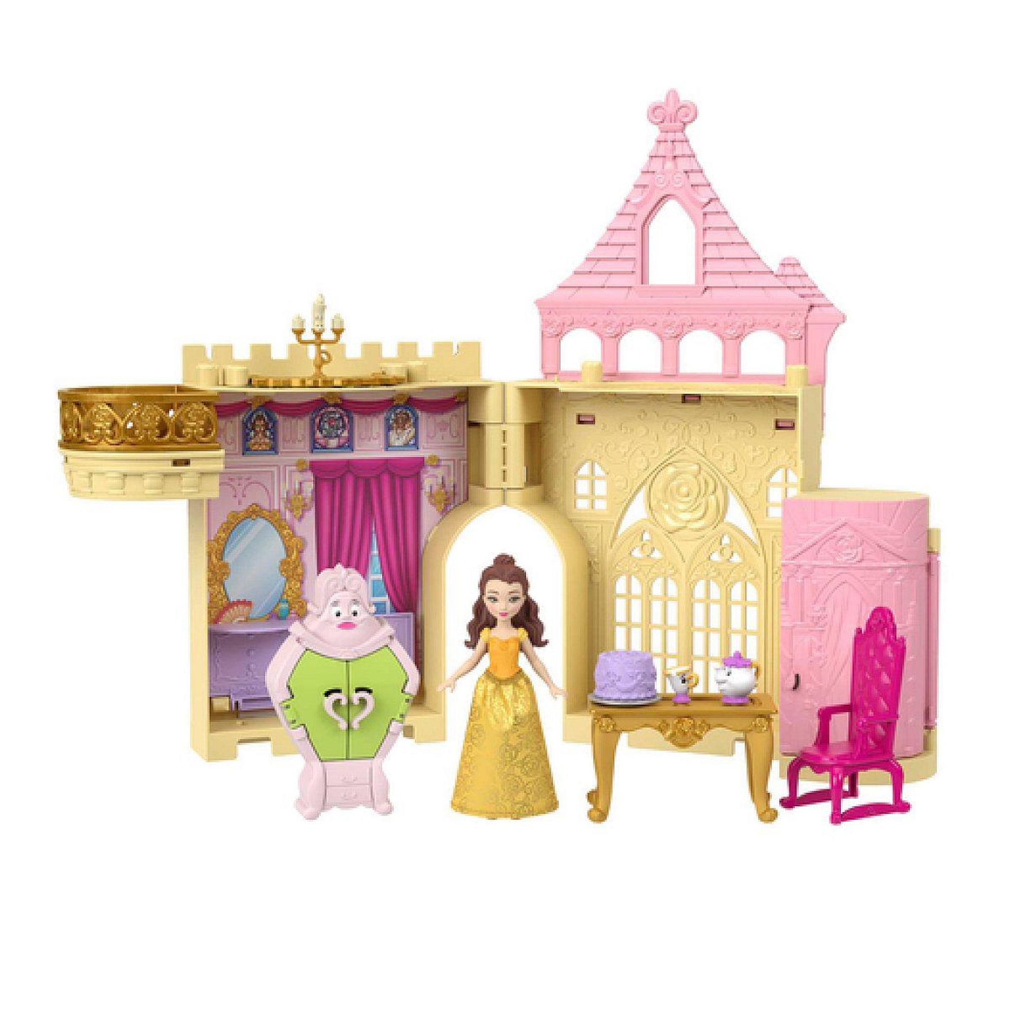 MATTEL Coffret le chateau de belle  mini princesse