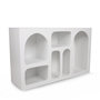Voir la diapositive 1 : Habitat et Jardin Buffet en bois  Liva  - 120 x 37 x 74 cm - Blanc