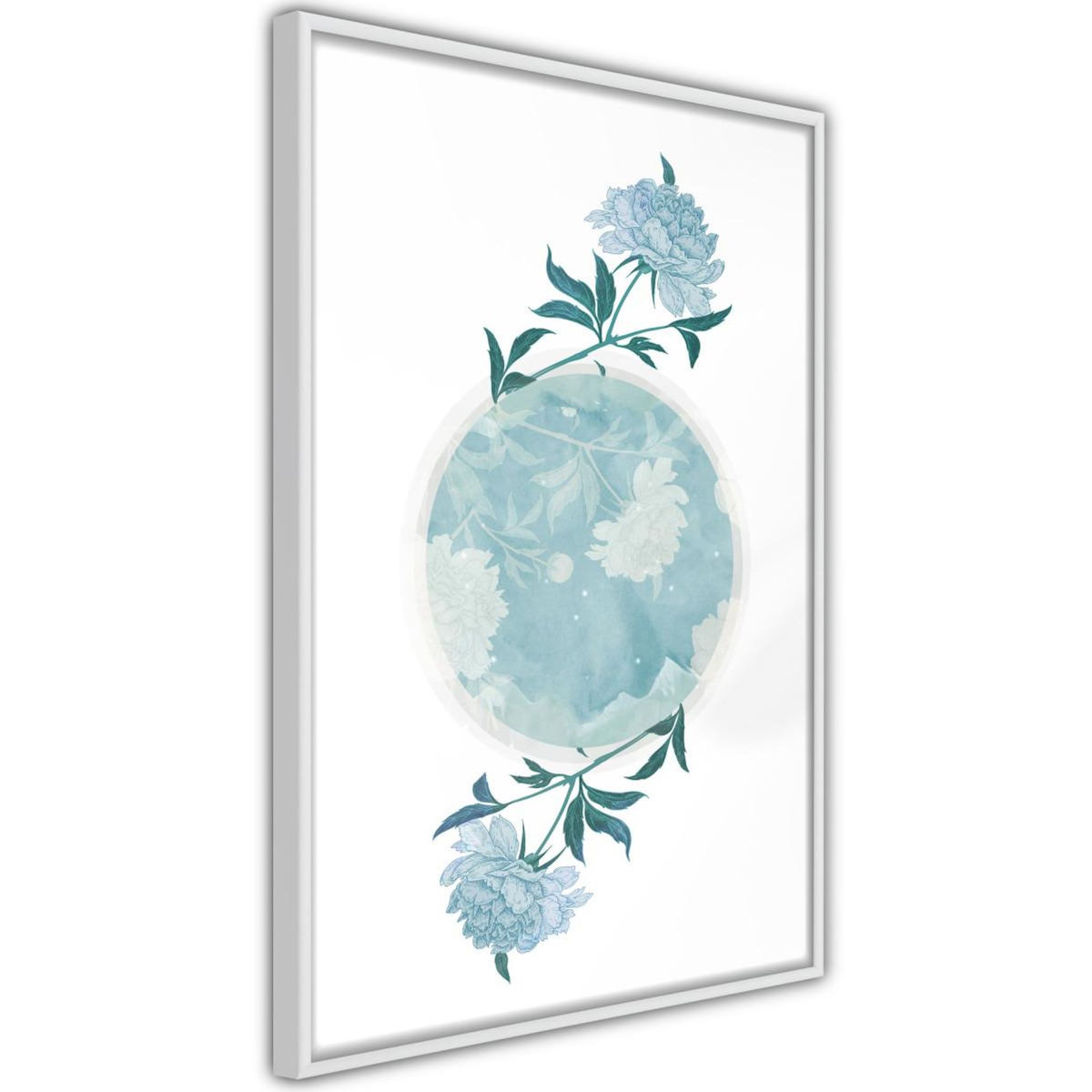 Paris Prix Affiche Murale Encadrée  World in Shades of Blue