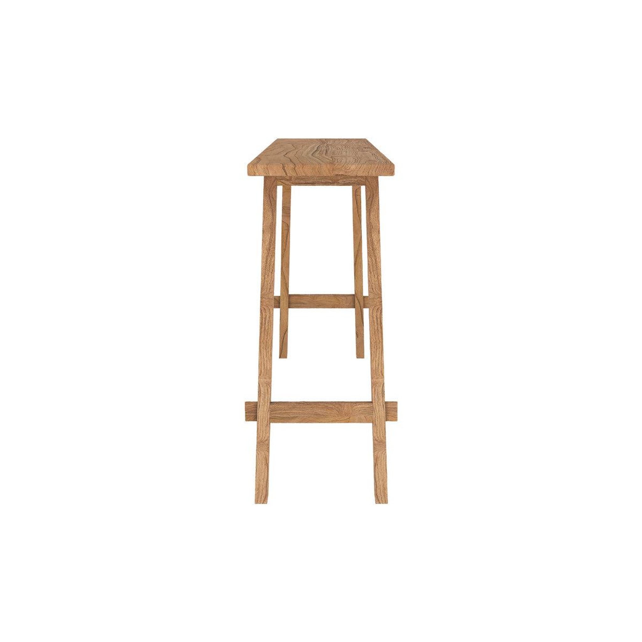 Voir la diapositive 3 : MAISON PAVANE Console en bois de teck recyclé-Cahya