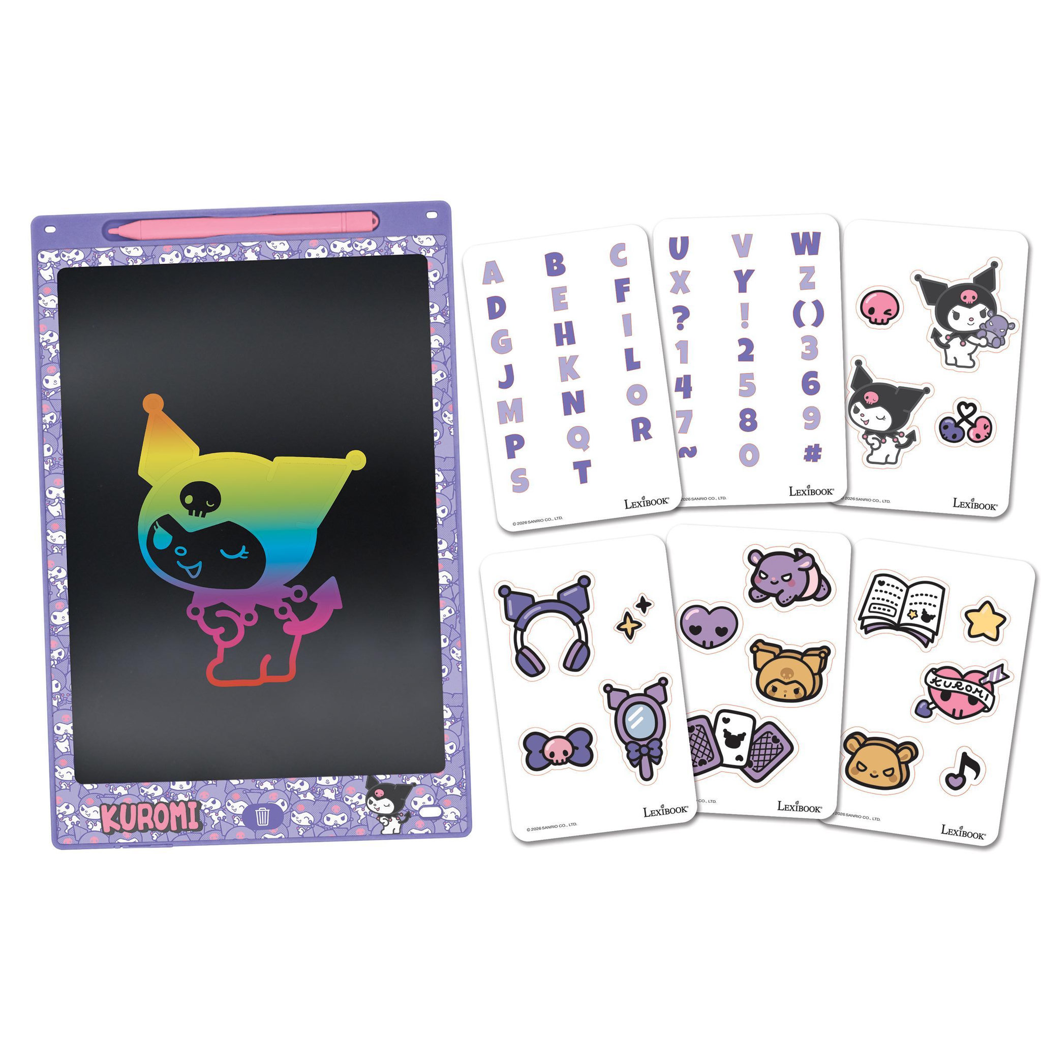 Lexibook Tablette à Dessins multicolore Kuromi