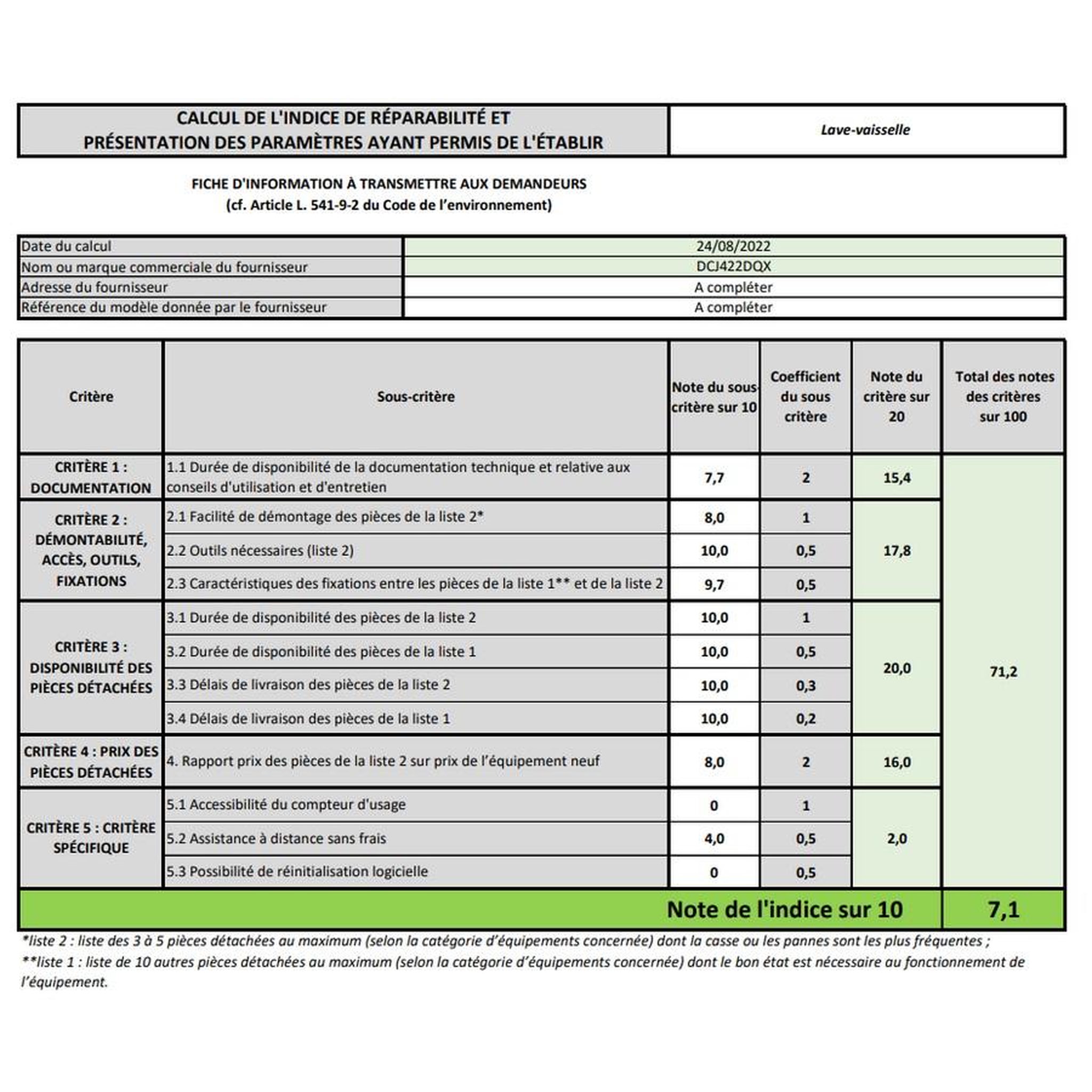 Voir la diapositive 4 : De Dietrich Lave-vaisselle 60cm 14 couverts 42db tout intégrable - dcj422dqx