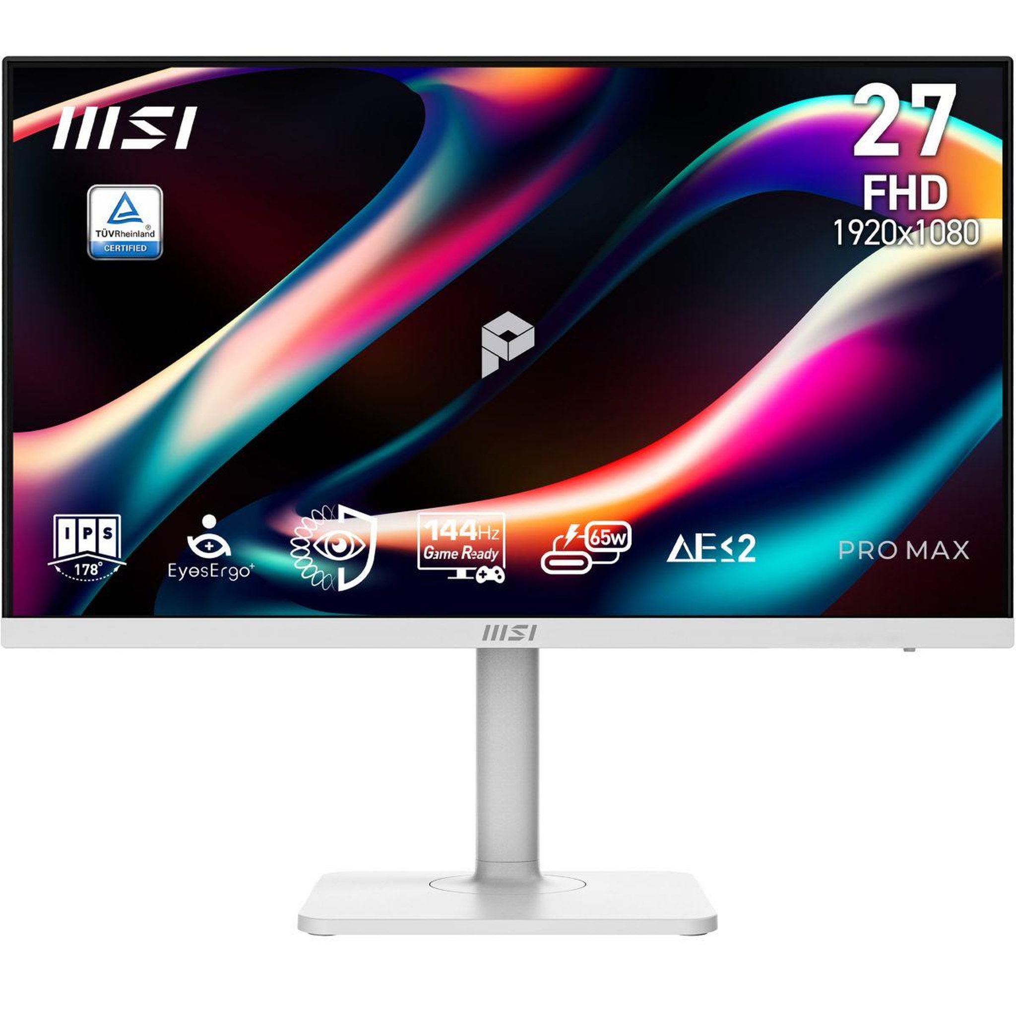 MSI Ecran pc pro max 271qphw 27  ips wqhd 144 hz hdr hdmi 2.1