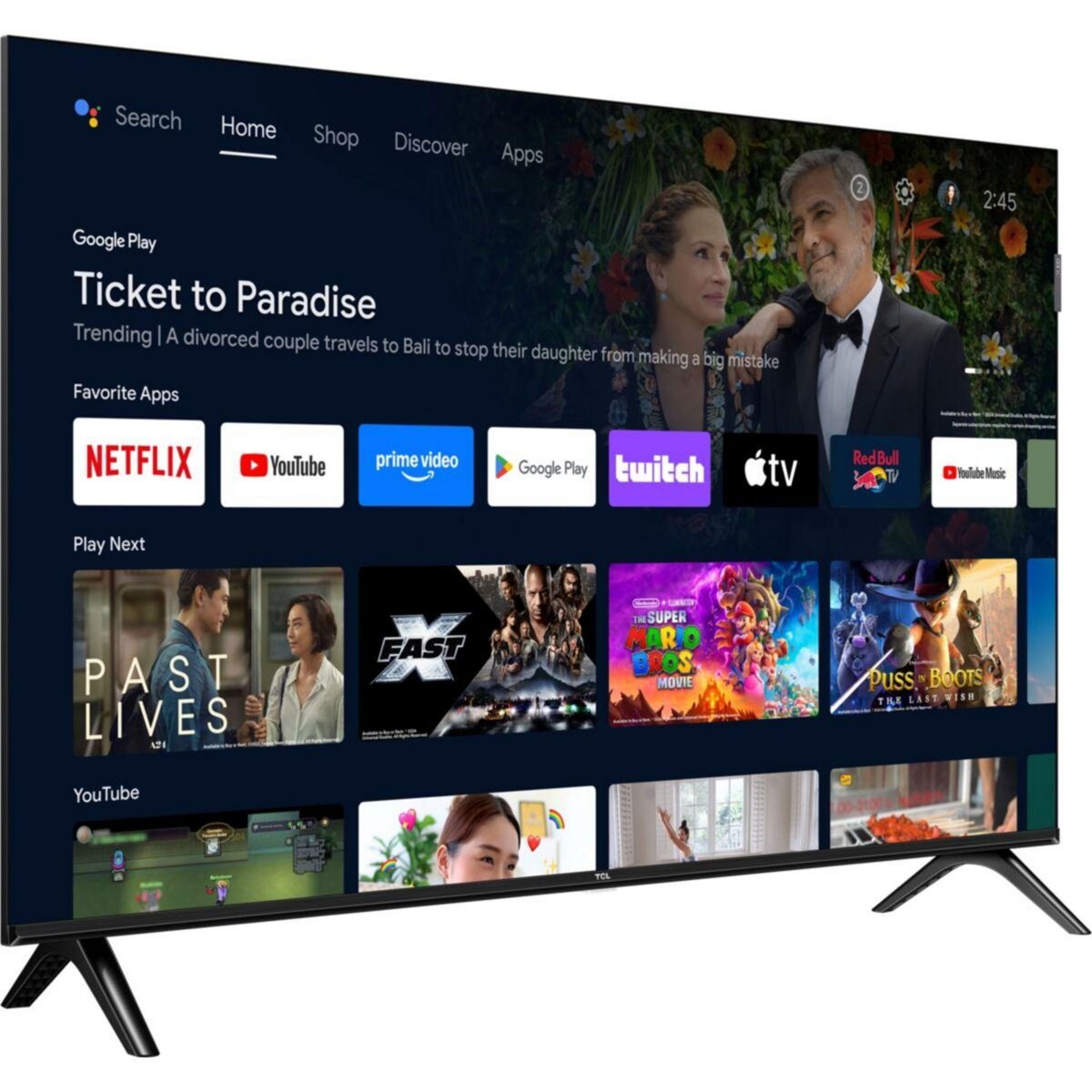 TCL TV QLED 40S59K 2025-40 pouces (100cm)