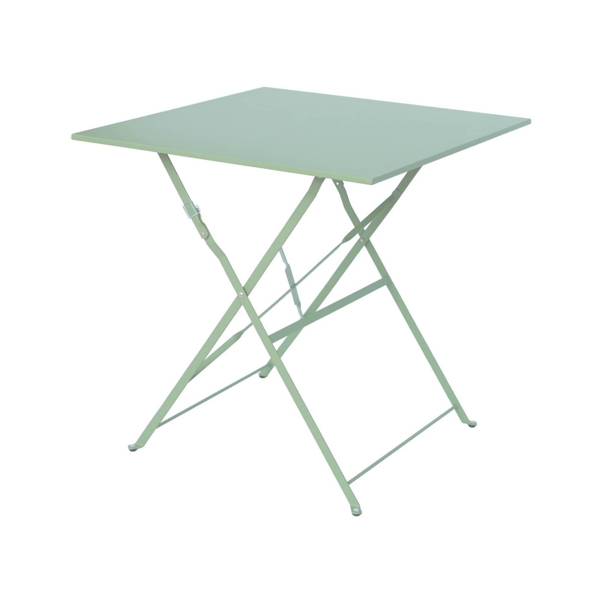 SWEEEK Table jardin bistrot pliable - Emilia carrée - Table carrée 70x70cm en acier thermolaqué