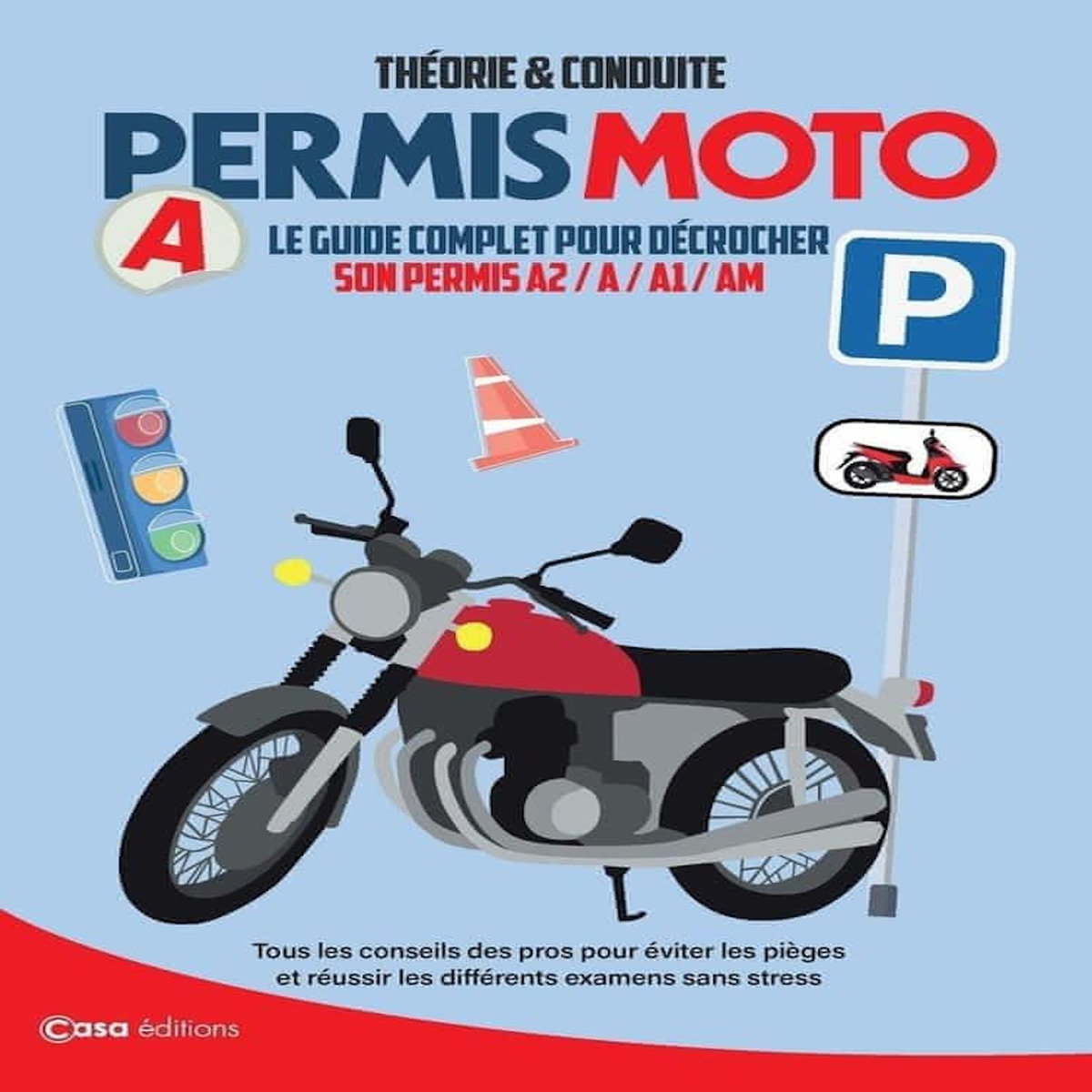 PERMIS MOTO. THEORIE & CONDUITE. LE GUIDE COMPLET POUR DECROCHER SON PERMIS A2, A, A1, AM, Bullot Damien