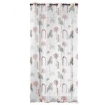 Douceur d'Intérieur Voilage à œillets ALACHUA - Voile sablé imprimé - 140 x 240 cm