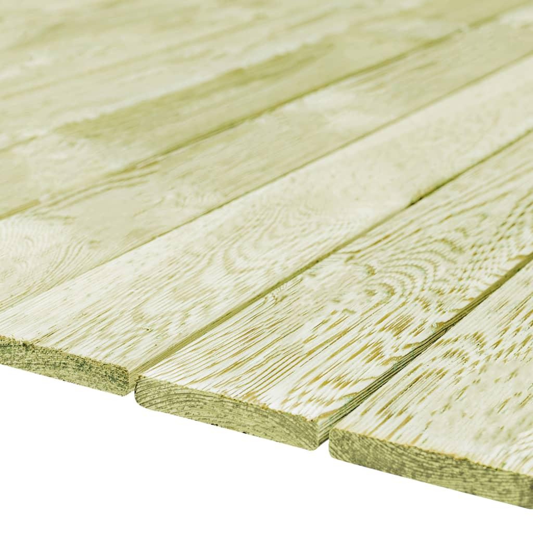 Voir la diapositive 3 : VIDAXL Panneaux de terrasse 36 pcs 4,32 m^2 1 m Pin massif impregne