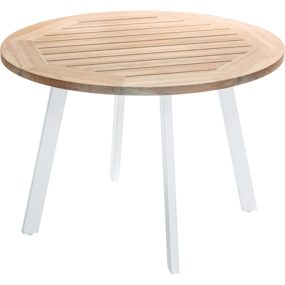 JARDILINE Table de jardin - 4 places - Teck - FLORES