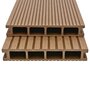 VIDAXL Panneaux de terrasse creux et accessoires WPC 40 m^2 2,2 m Teck
