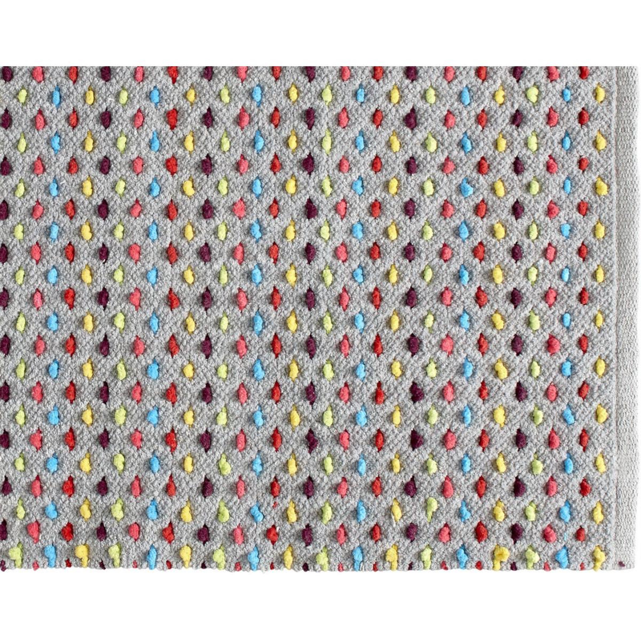 Voir la diapositive 2 : GUY LEVASSEUR Tapis de bain déco en coton chenille 50x80cm