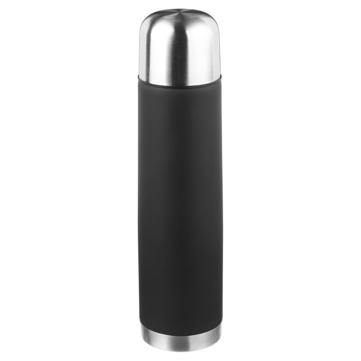FIVE Bouteille Isotherme Inox  Cup  1L Noir