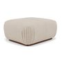 Voir la diapositive 1 : LISA DESIGN Penelope - pouf en velours texturé