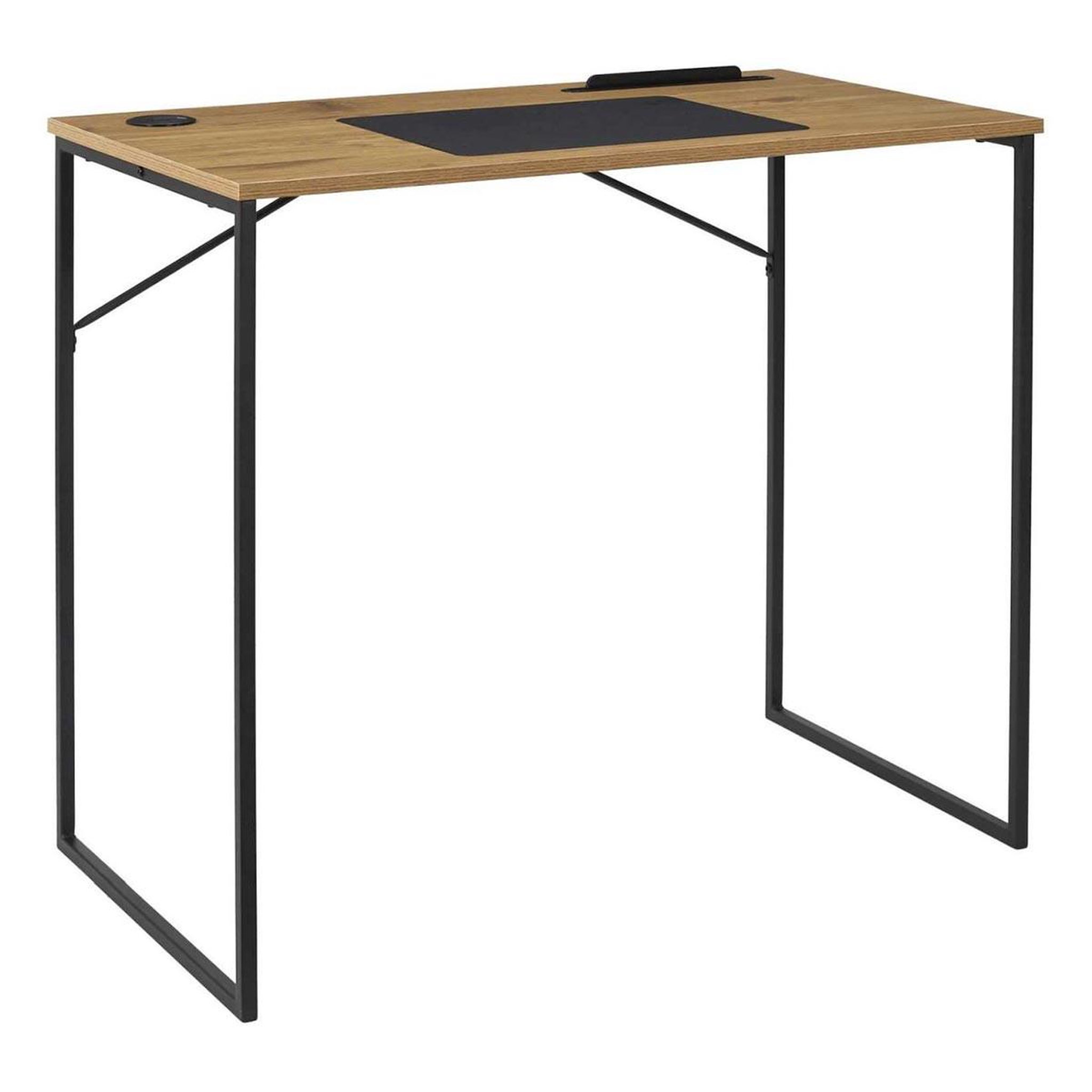 The Home Deco Factory Bureau design  link  90cm naturel & noir