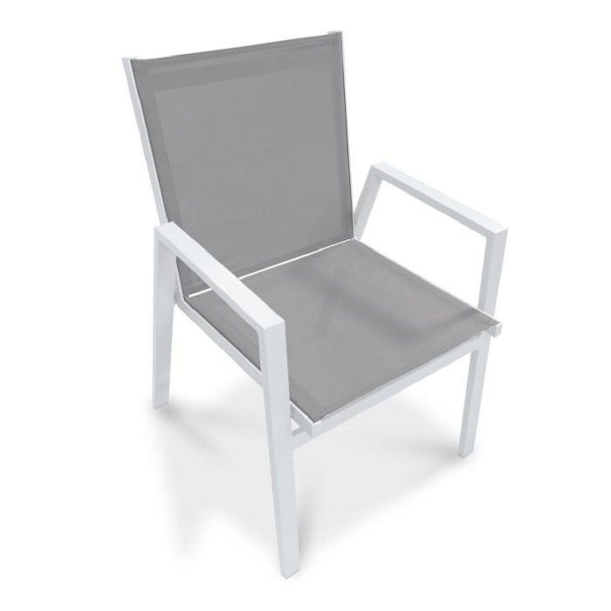 Paris Prix Fauteuil de Jardin Empilable  Floride  86cm Blanc