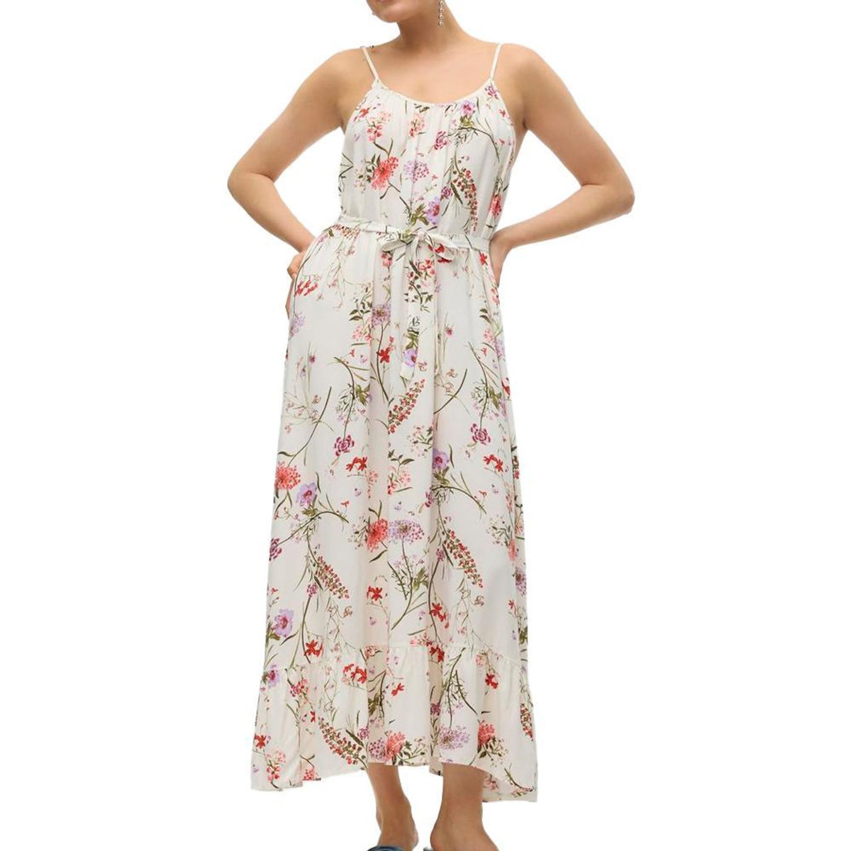 Vero Moda Robe /Rouge/Vert Femme Vero Moda Easy