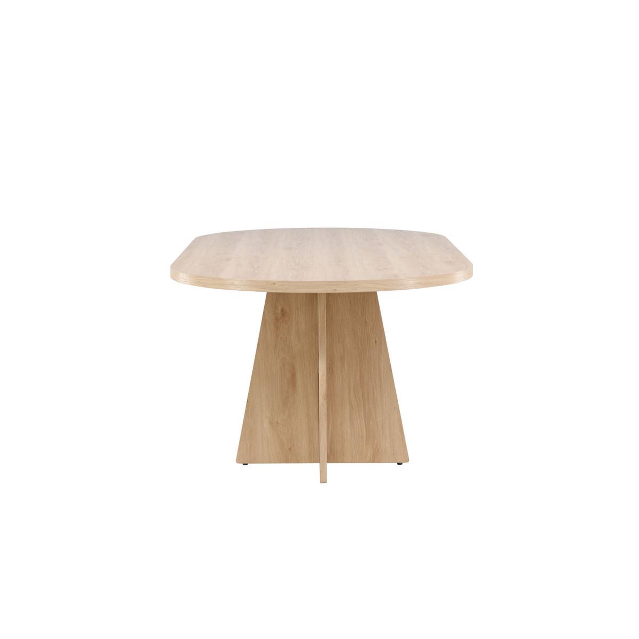 Voir la diapositive 2 : Paris Prix Table à manger design  bootcut  230cm naturel