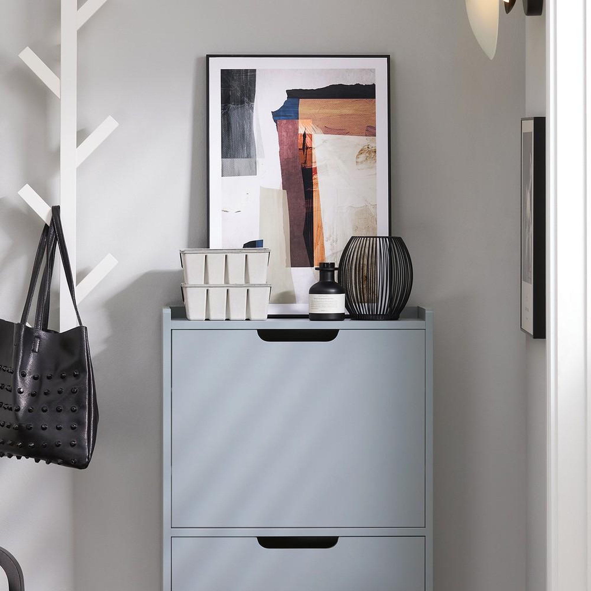 Voir la diapositive 4 : SOBUY SoBuy - Meuble À Chaussures 3 portes - Minimaliste - FSR151-H