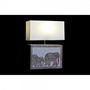 Voir la diapositive 2 : MARKET24 Lampe de bureau DKD Home Decor Blanc Marron Bois de manguier 50 W 220 V 33 x 12 x 41 cm
