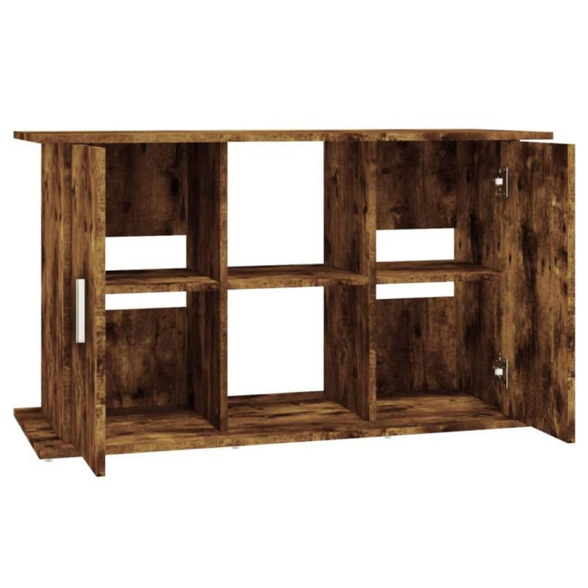 VIDAXL Support pour aquarium chêne fumé 101x41x58 cm bois d ingénierie