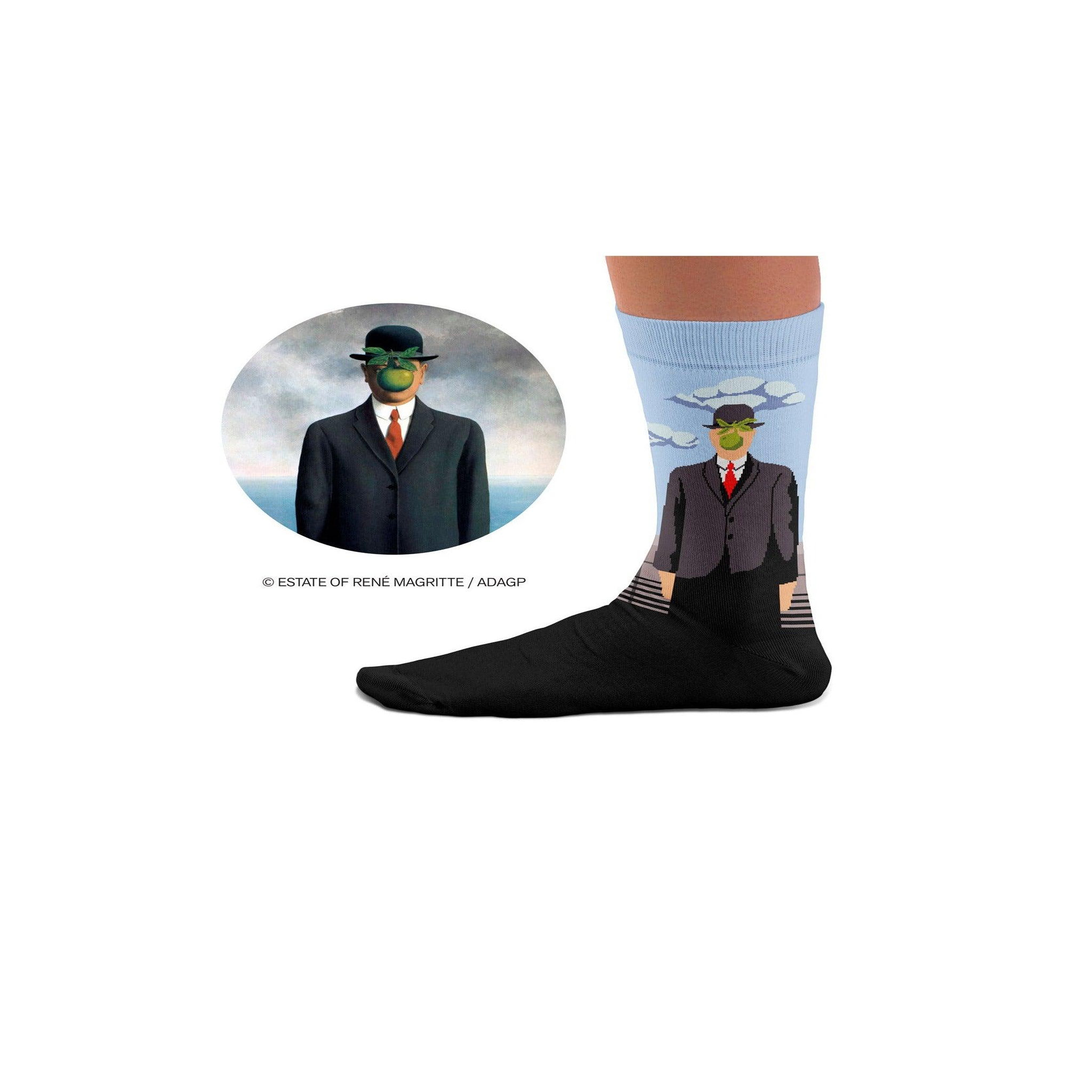Voir la diapositive 5 : SOCK AFFAIRS Chaussettes le fils de l'homme, magritte