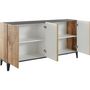 Voir la diapositive 3 : Buffet moderne 4 portes L160cm BARI