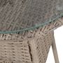 Voir la diapositive 4 : VIDAXL Ensemble bistro 3 pcs coussins oreillers Resine tressee Marron